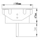 GL-166 / Encastré de Sol 6.5W IP68 (24V)