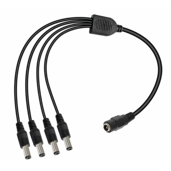 Connecteur Jack 2.1mm | 1 Femelle vers 4 Mâles