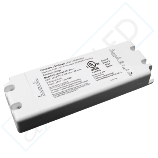 Transformateur LED 24V 60W – Triac 0-10V Gradable – IP65