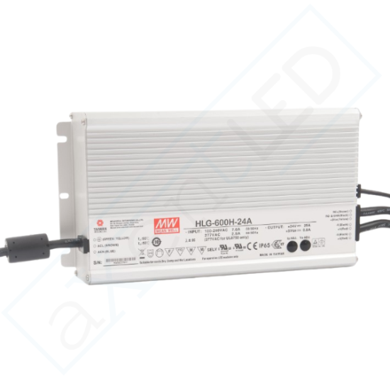 Transformateur LED 24V 600W – Non Gradable – IP65 - Alimentation Stable